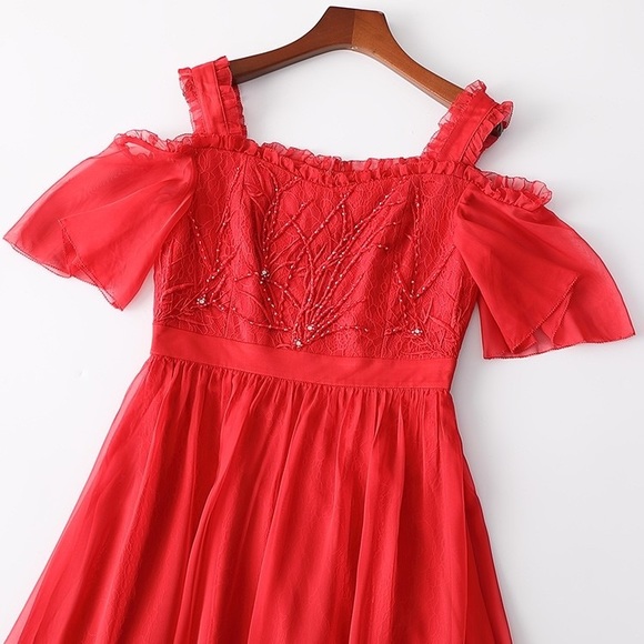 Three layers of lace dress women princess dream - Picture 12 of 13